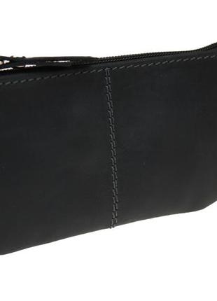 Ключниця шкіряна сумочка для ключів sullivan k11(4) чорна