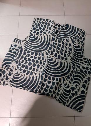 Хлопковая очень большая накидка/блуза oversize