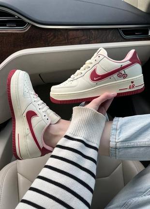 🍒nike air force 1 low cherry🍒 кросівки найк аір форс жіночі, кроссовки женские найк