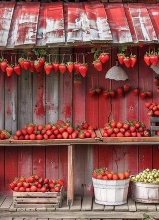 Вініловий студійний фотофон farm strawberries