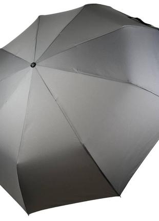 Семейный складной зонт-автомат с большим куполом 123см на 9 спиц от frei regen, есть антиветер, серый 02507-26 фото