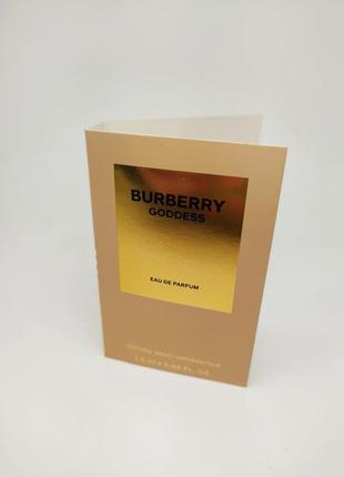 Парфюмированная вода пробник burberry goddess