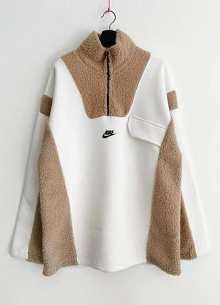 Кофта плюшева nike оверсайз (oversize)1 фото