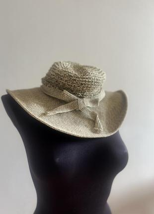 Вінтажна італійська пляжна шляпа bettina made in italy2 фото