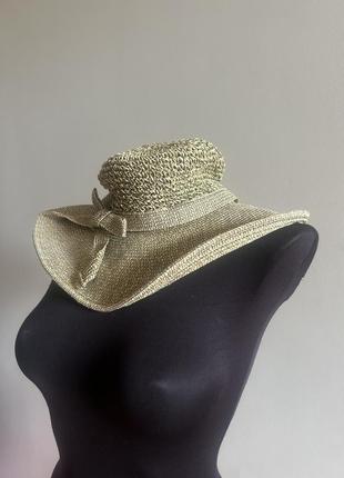 Вінтажна італійська пляжна шляпа bettina made in italy7 фото
