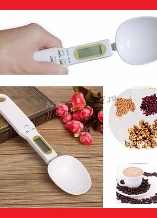Електронна мірна ложка ваги digital spoon scale 500 x 0.1 г з lcd екраном ⁇ кухонні ваги