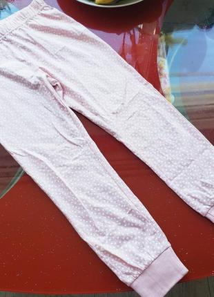Mix 5-6-7 л 110-116-122см детские летние пижамные штаны брюки девочке хлопок