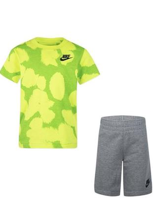 Спортивний костюм дитячий nike kids nsw dye dot set (86j523-geh)2 фото