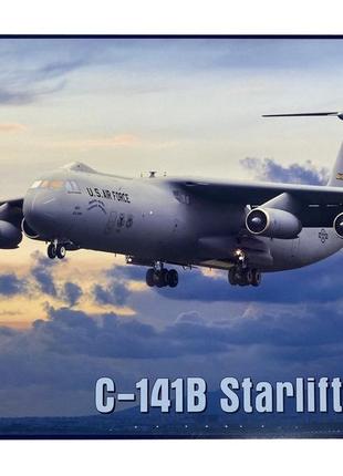 Roden 325 lockheed c-141b starlifter транспортный самолет 1963 сборная пластиковая модель в масштабе 1:144