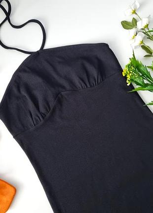 Короткое черное платье 5