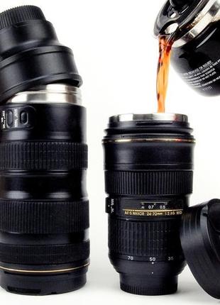 Кружка-термос в виде объектива cup camera lens весенняя распродажа!