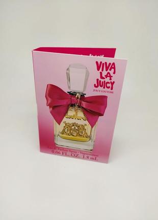 Парфюмированная вода пробник juicy couture viva la juicy