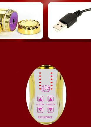 Вибратор jack rabbit (36 режимов) usb супер шоп 7