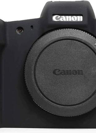 Захисний силіконовий чохол для фотоапаратів canon eos r - чорний