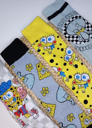 Шкарпетки sponge bob square pants набором 4 пари