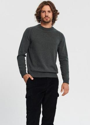 Сірий джемпер, светр, пуловер2 фото