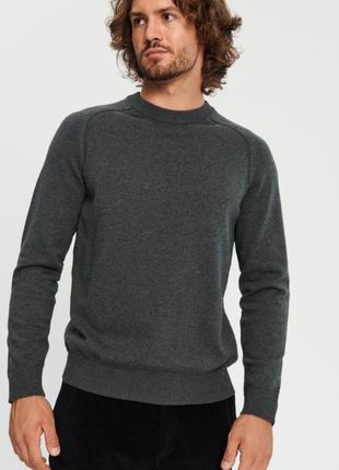 Сірий джемпер, светр, пуловер3 фото