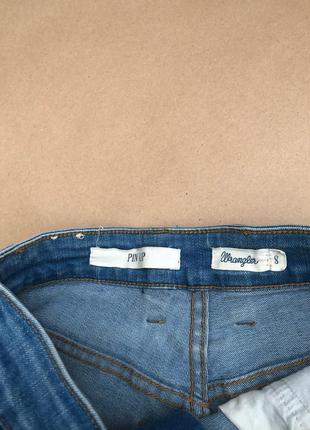 Wrangler pin-up джинсовые шорты мини высокая посадка xs s2 фото