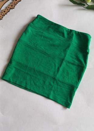 Набор зеленых юбок мини новые 5 штук3 фото