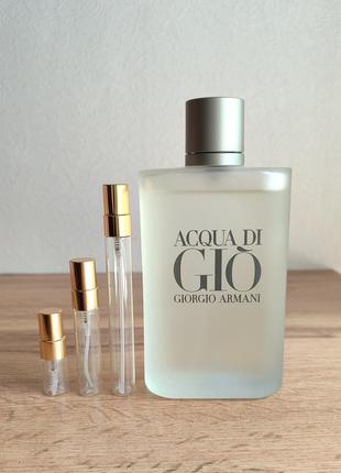 Распил! оригинал! miorgio armani aqua di gio eau de toilette