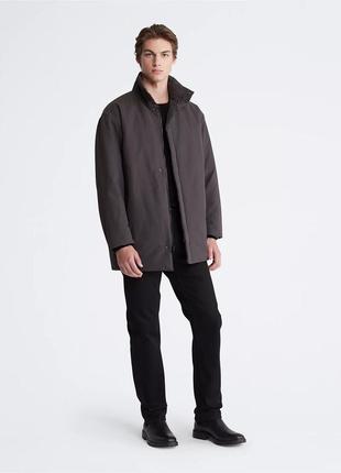 Новая куртка calvin klein (ck cotton nylon blend coat gray)c америки m,l3 фото