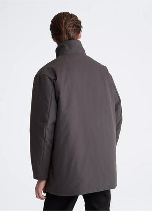 Новая куртка calvin klein (ck cotton nylon blend coat gray)c америки m,l2 фото