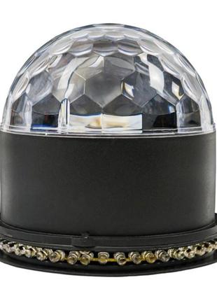 Диско шар світлодіодний led magic ball light, чорний