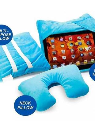 Подушка-подставка для планшетов 3-в-1 go go pillow весенняя распродажа!