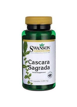 Специальный продукт swanson cascara sagrada 100 капсул (4384302571)