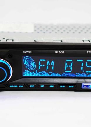 Автомагнитола bt550 rgb 2xusb+bluetooth+sd+aux 4x50w