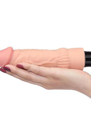Фалоімітатор із вібрацією real softee 8.3" long супер шоп 6