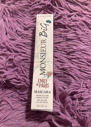 Туш для вій lancome monsieur big mascara emily in paris