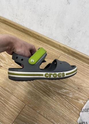 Crocs сандалі босоніжки bayaband sandal kids charcoal