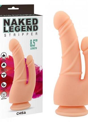 Двойной фаллоимитатор naked legend stripper супер шоп 5