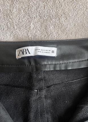 Шкіряні штани zara