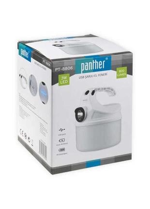 Panther-8806 з usb led-лампа на акумуляторі