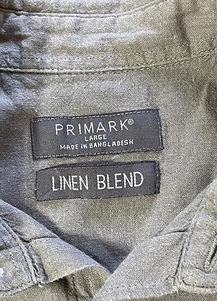 Рубашка полу льняная primark 3