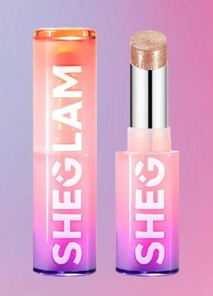 Глянцева помада sheglam mirror kiss high-shine lipstick -