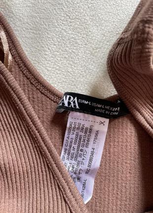 Боді в рубчик zara6 фото