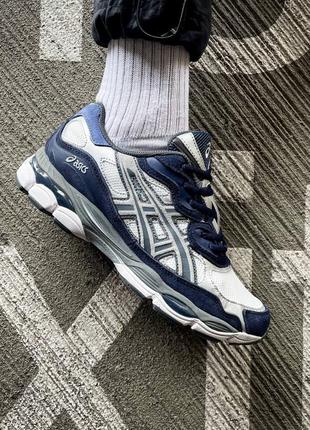 Кроссовки 
  asics gel nyc "navy steel"