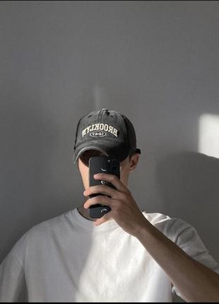 Brooklyn distressed grey cap (кепка)