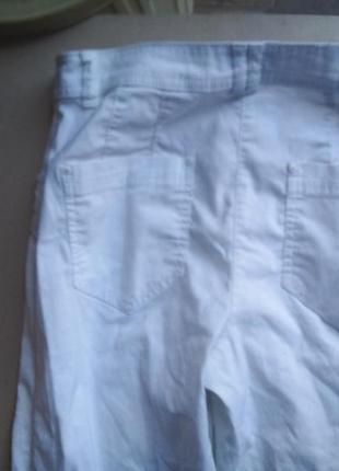Белые прямые брюки6 фото