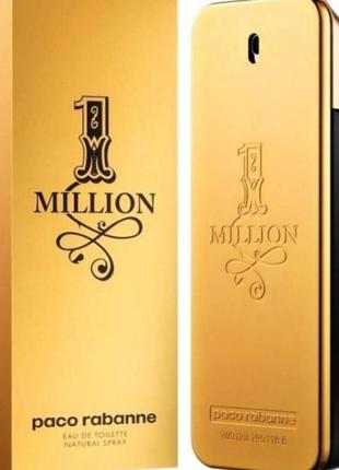 Мужская туалетная вода paco rabanne 1 million, 100 мл.