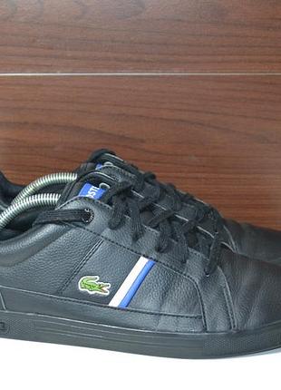 Lacoste 44.5р кроссовки сникерсы кеды кожаные