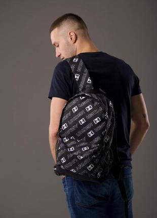 Чоловічий рюкзак спортивний молодіжний місткий водонепроникний для хлопця міський чорний under armour3 фото