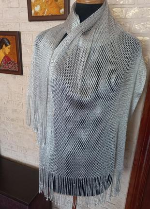 Шарф с люрексом