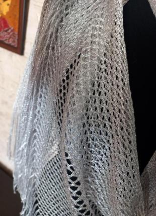 Шарф с люрексом