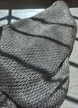 Шарф с люрексом