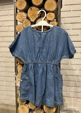 Джинсовый сарафанчик, платье на девочку, сарафан