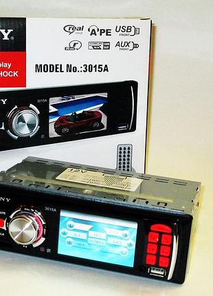 Автомагнітола sony 3015а video екран lcd 3" usb+sd